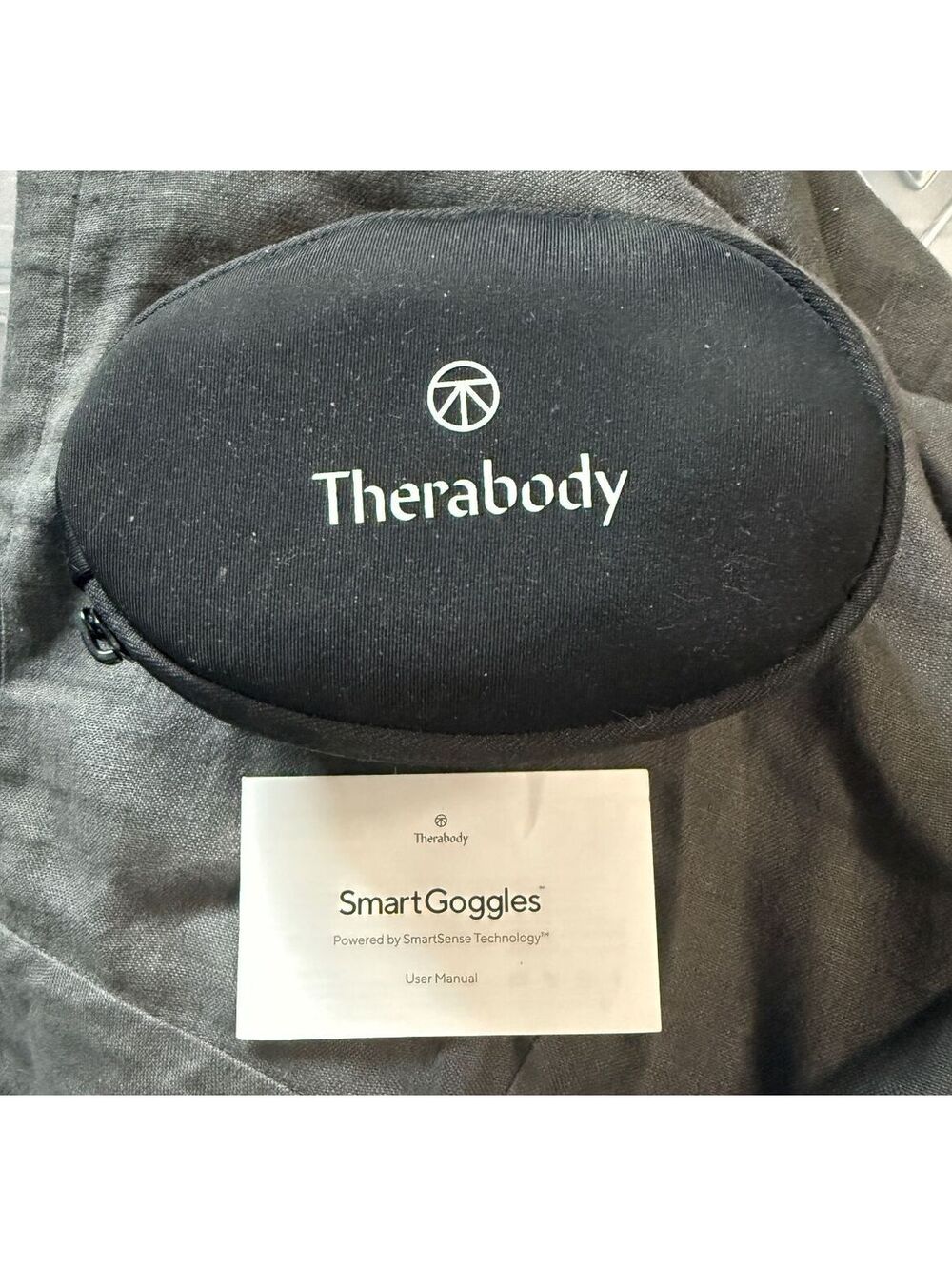 Therabody SmartGoggles Eye Massager with Carrying Case and User Manual